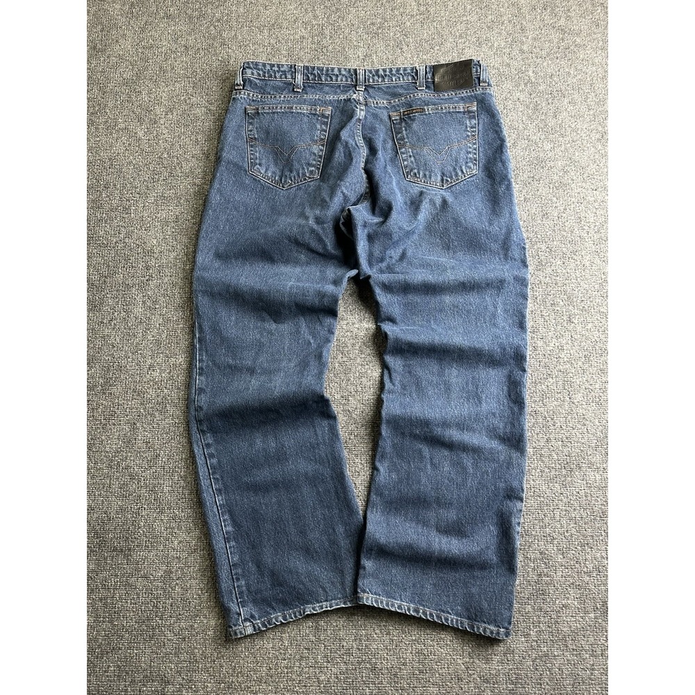 Women's Harley-Davidson Blue Denim Jeans Straight Leg 2010, Size 18